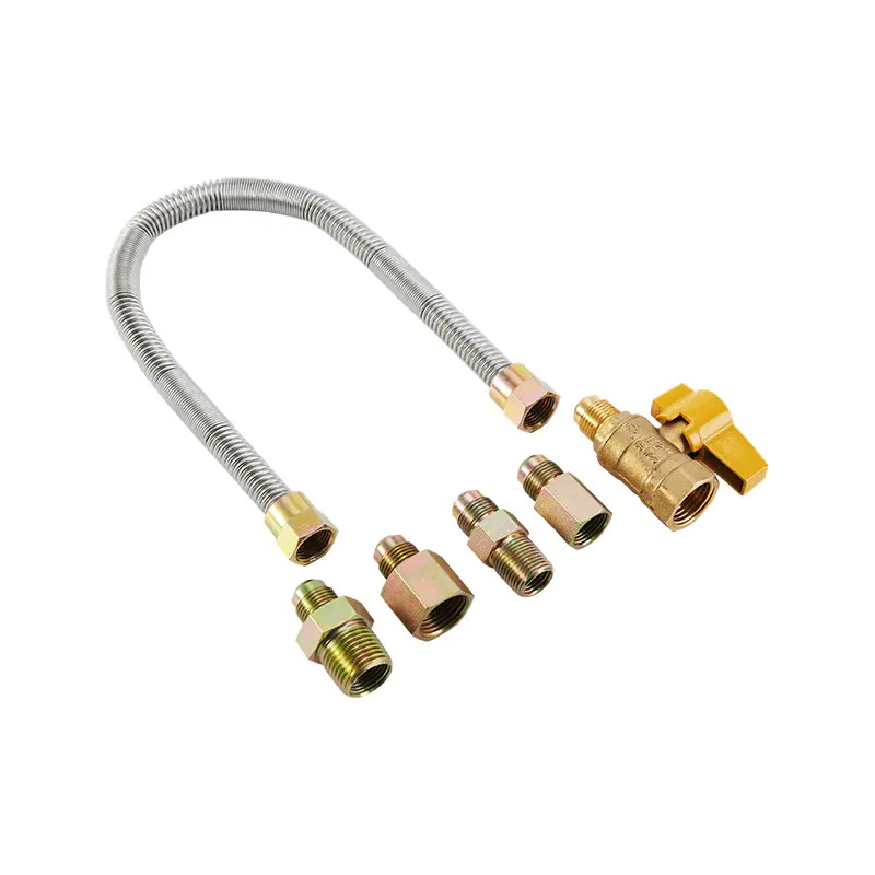 DN20 roestvrijstalen fluitvrije gasconnector